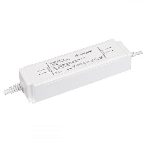 Блок питания ARPJ-SP-721400-PFC (100W, 36-72V, 1.4A) (Arlight, IP67 Пластик, 5 лет)