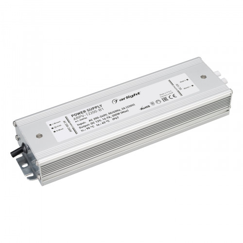 Блок питания ARPV-12200-B1 (12V, 16,7A, 200W) (Arlight, IP67 Металл, 3 года)