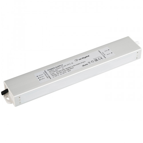 Блок питания ARPV-24060-SLIM-PFC-B (24V, 2.5A, 60W) (Arlight, IP67 Металл, 3 года), 023553(1)