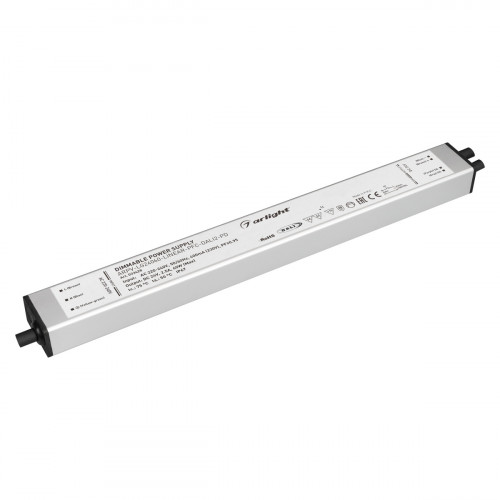 Блок питания ARPV-LG24400-LINEAR-PFC (24V, 16.6A, 400W) (Arlight, IP67 Металл, 5 лет)