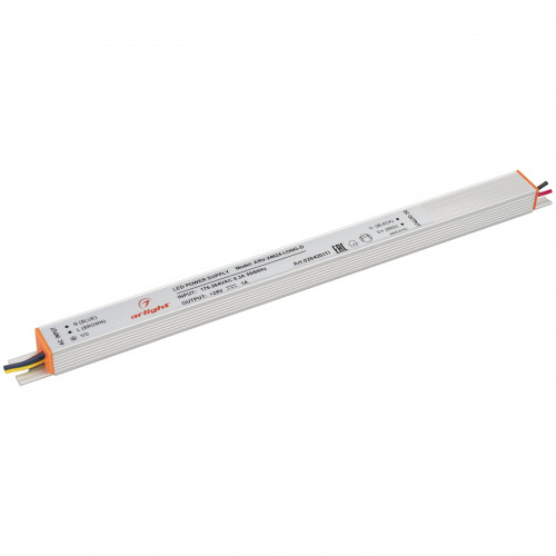 Блок питания ARV-24024-LONG-D (24V, 1A, 24W) (Arlight, IP20 Металл, 2 года), 026420(1)