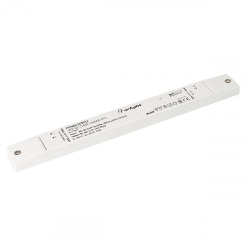 Блок питания ARV-SP-24060-LINEAR-PFC (24V, 2.5A, 60W) (Arlight, IP20 Пластик, 5 лет)