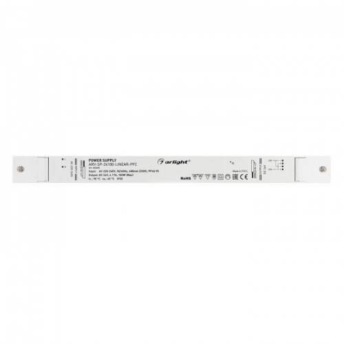 Блок питания ARV-SP-24100-LINEAR-PFC (24V, 4.17A, 100W) (Arlight, IP20 Пластик, 5 лет)