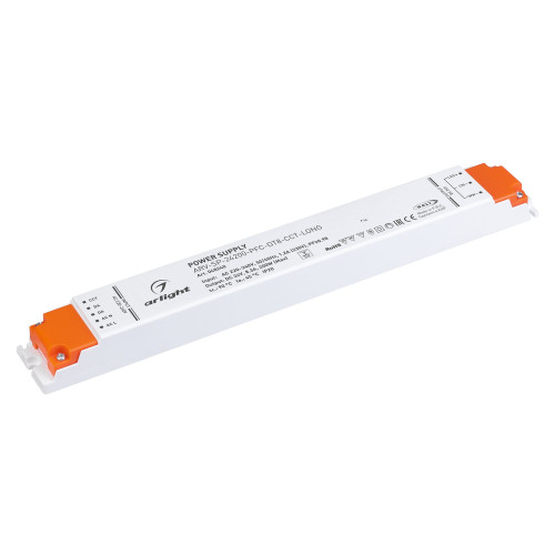 Блок питания ARV-SP-24200-PFC-DT8-CCT-LONG (24V, 8.33A, 200W) (Arlight, IP20 Пластик, 5 лет) 048240