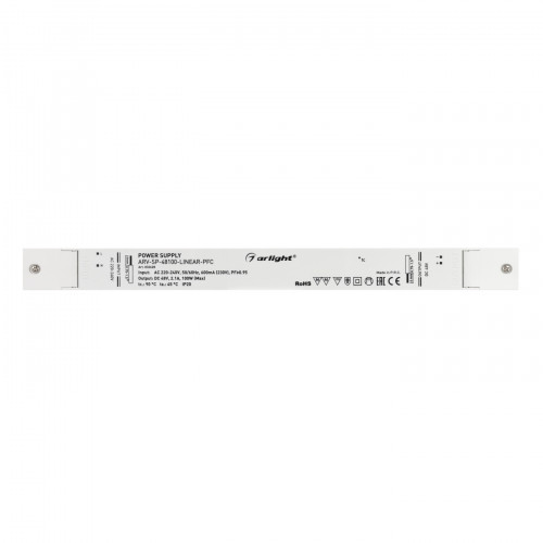 Блок питания ARV-SP-48100-LINEAR-PFC (48V, 2.1A, 100W) (Arlight, IP20 Пластик, 5 лет)