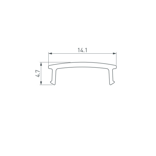 Экран ARH-DECORE-S12-3000 Flat Opal (Arlight, Пластик) 052995