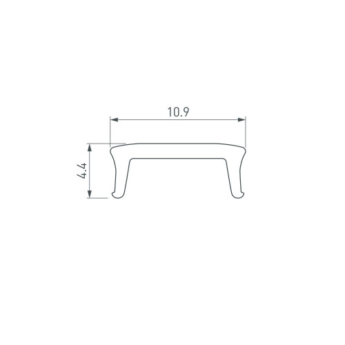 Экран FANTOM-W12-3000 OPAL (Arlight, Пластик) 052569