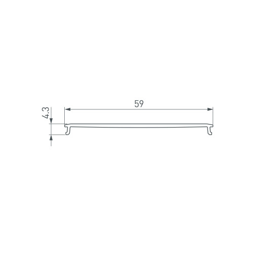 Экран LINE-6070-10m OPAL (Arlight, Пластик)