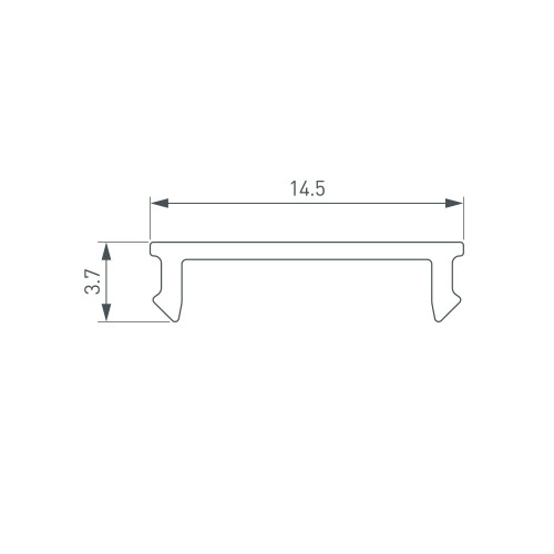 Экран SL-KANT-H18-2000 FLAT OPAL (Arlight, Пластик) 049155