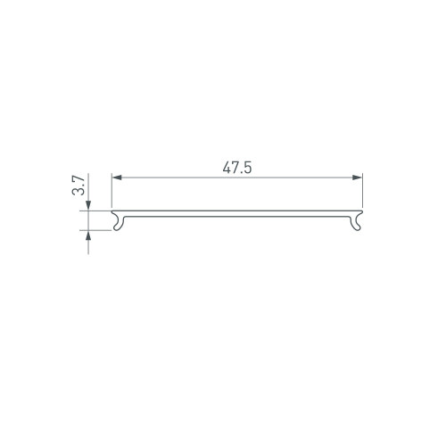 Экран STRETCH-S-50-CEIL-CENTER-10m OPAL BLACK (GAMMA50) (Arlight, -) 050168