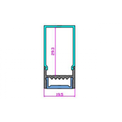 Экран ARH-WIDE-(B)-H20-2000 RCT Clear-PM (Arlight, Пластик)