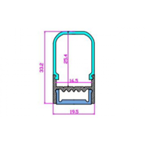 Экран ARH-WIDE-(B)-H20-2000 RRC Clear-PM (Arlight, Пластик)