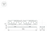 Экран линзованный SL-LINE-W20-30deg-540 (Arlight, Пластик)