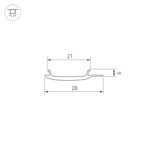 Экран STRETCH-S-20-WALL-SIDE-10m (RESPECT-ST) (Arlight, -)