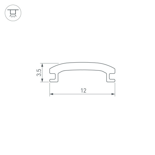 Экран STRETCH-SHADOW-200m OPAL-PVC (A2-CONTOUR-PRO) (Arlight, -)