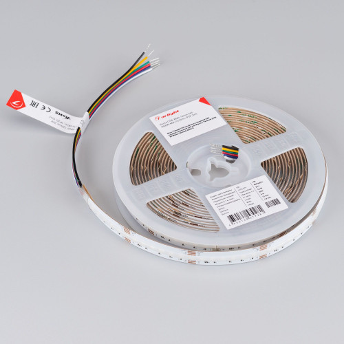 Светодиодная лента CSP-X840-12mm 24V RGBW-MIX (16 W/m, IP20, 5m) (Arlight, -) 048945