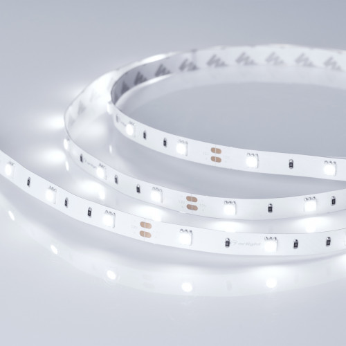 Светодиодная лента RT 2-5000 12V White6000 (5060, 150 LED, LUX) (Arlight, 7.2 Вт/м, IP20), 010595(B)