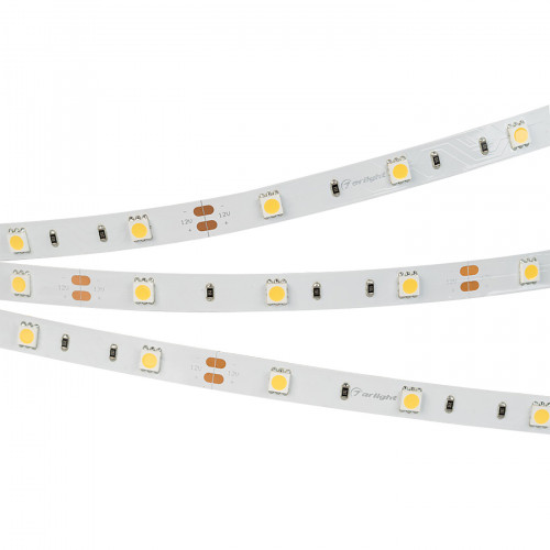 Светодиодная лента RT 2-5000 12V White6000 (5060, 150 LED, LUX) (Arlight, 7.2 Вт/м, IP20), 010595(B)