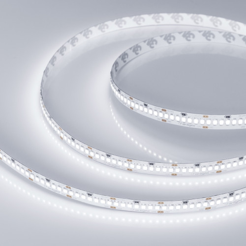 Светодиодная лента RT 2-5000 24V White5500 10mm (2835, 252 LED/m, LUX) (Arlight, 10 Вт/м, IP20)