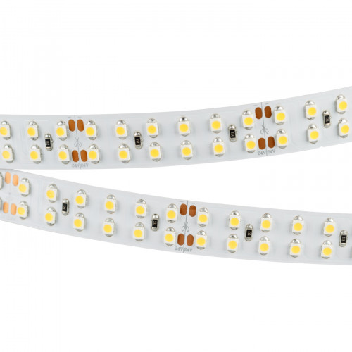 Светодиодная лента RT 2-5000 24V White6000 2x2 (3528, 1200 LED, LUX) (Arlight, 19.2 Вт/м, IP20), 008771(B)