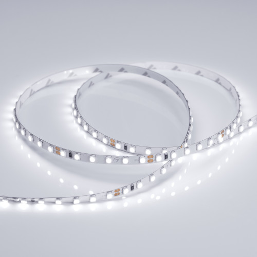 Светодиодная лента RT 2-5000 24V White6000 5mm 2x (3528, 600 LED, LUX) (Arlight, 9.6 Вт/м, IP20)