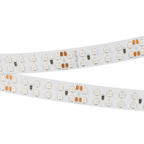 Светодиодная лента RT 2-5000 24V Yellow 2x2 (3528, 1200 LED, LUX) (Arlight, 19.2 Вт/м, IP20)