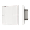 INTELLIGENT ARLIGHT Кнопочная панель KNX-301-22-4-SH-IN White (BUS, Frame) (IARL, IP20 Пластик, 3 года)