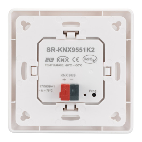 Панель Knob SR-KN9551K2-UP White (KNX, DIM) (Arlight, -)