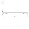 Профиль-держатель PHS-3X-BASE-H4.3-2000 ANOD (Arlight, Алюминий)