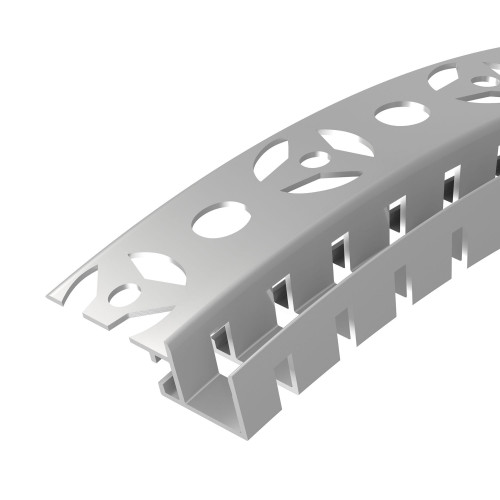 Профиль FANTOM-BENT-W12-TOP-EDGE-2000 ANOD (Arlight, Алюминий) 040328(1)