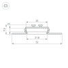 Профиль KLUS-LOCK-FM-2000 ANOD