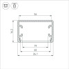 Профиль PLS-LOCK-H16-SMT-2000 ANOD (Arlight, Алюминий)