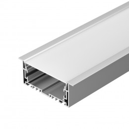 Профиль с экраном S2-LINIA94-F-2500 ANOD+OPAL (Arlight, Алюминий); 021178(1)