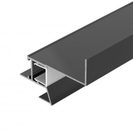 Профиль СEIL-S18-SHADOW-SIDE-3000 ANOD BLACK (Arlight, Алюминий) 047639