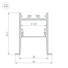 Профиль SL-COMFORT-4551-F-2000 ANOD