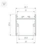 Профиль SL-LINE-3638-LW-3000 WHITE (Arlight, Алюминий)