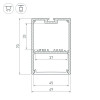 Профиль SL-LINE-4970-2000 ANOD