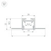 Профиль SL-LINIA20-FANTOM-2500 BLACK (Arlight, Алюминий)