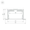 Профиль SL-LINIA62-F-2000 ANOD