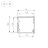 Профиль SL-MINI-15-2000 ANOD (Arlight, Алюминий) 049019