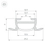 Профиль TK-F-2000 (CT) ANOD